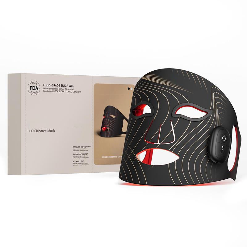 GLOW Wireless LED Face Mask,Portable and Rechargeable