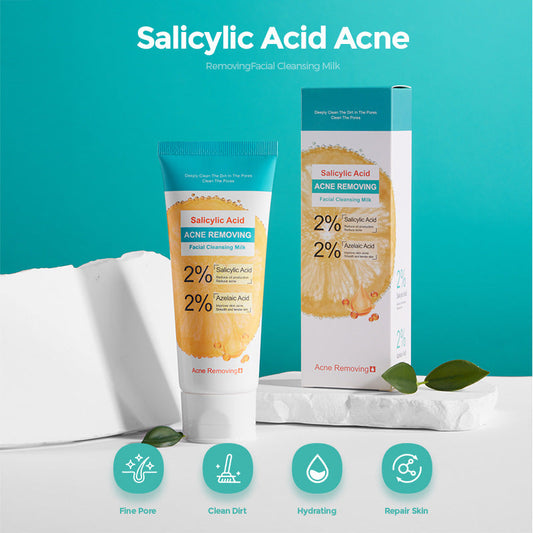 Salicylic Acid Acne Cleanser - Suitable for Both Dry and Oily Skin