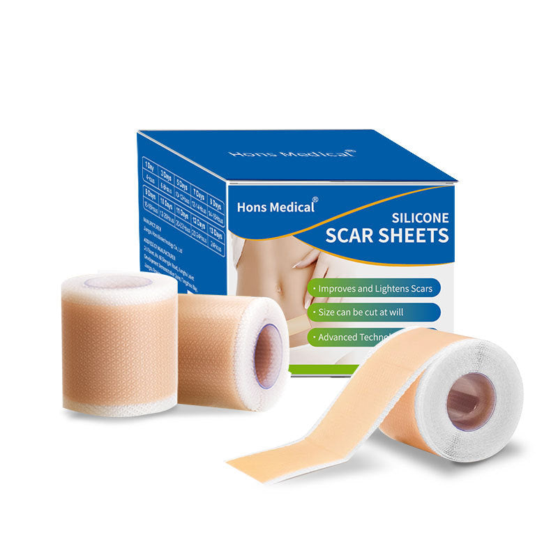 Silicone Scar Tape(1.6in x 20in (4cm x 50cm) per roll), non-irritating patch for all skin types